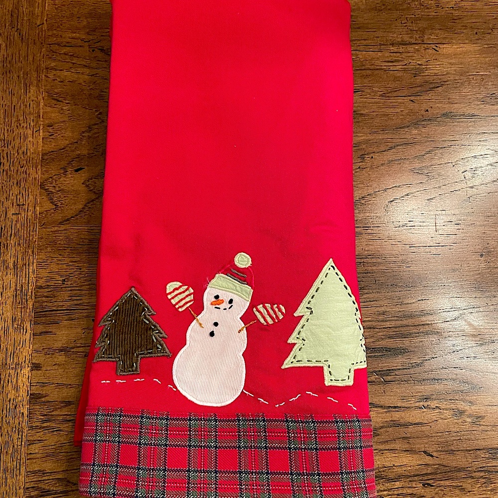 NWOT-Snowman Tablecloth from Pottery Barn Kids